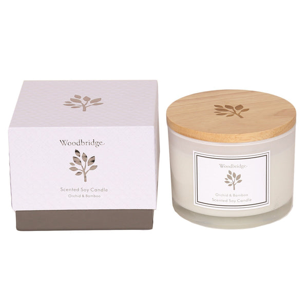Woodbridge Orchid & Bamboo Large Soy Candle