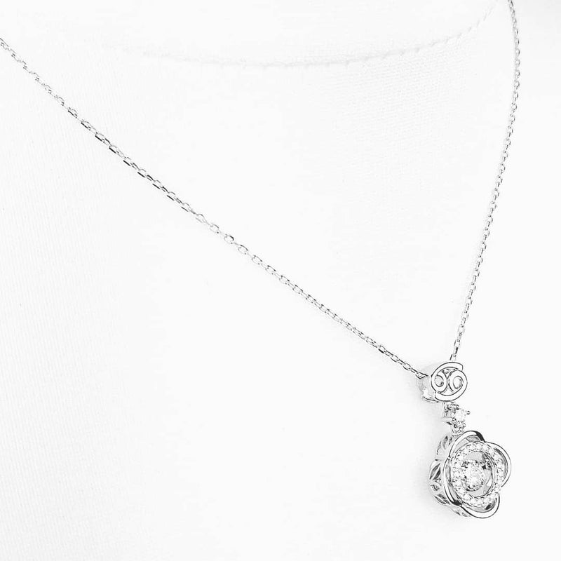 Dancing Stone - CHA CHA Sterling Silver Necklace