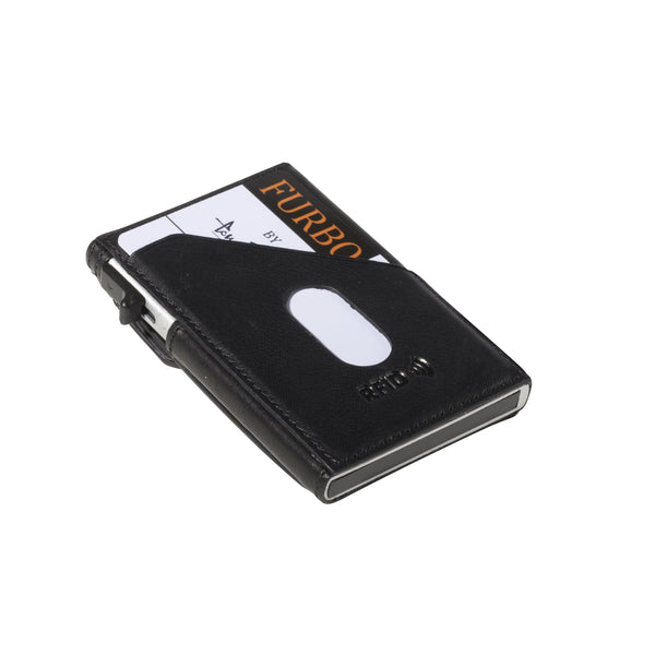 Tony Perotti Unisex FURBO Extra Slim Card Holder (Black)