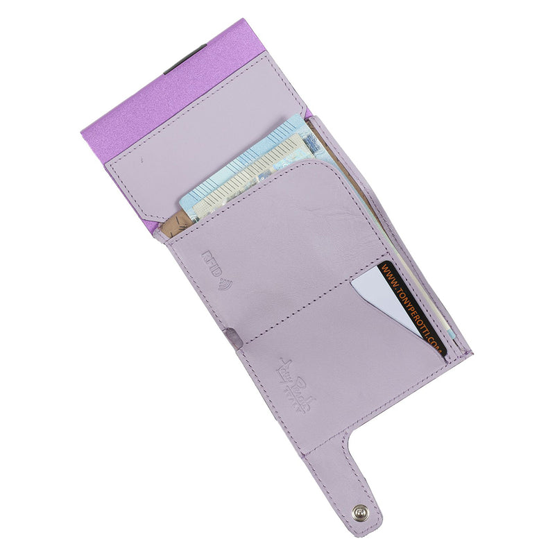 Tony Perotti Ladies FURBO Card Holder (Purple/Pink) 6