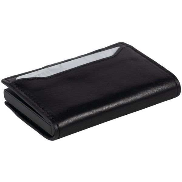 Tony Perotti Unisex Slim Card Holder with Air Tag Pouch (Black) Media 2 of 5