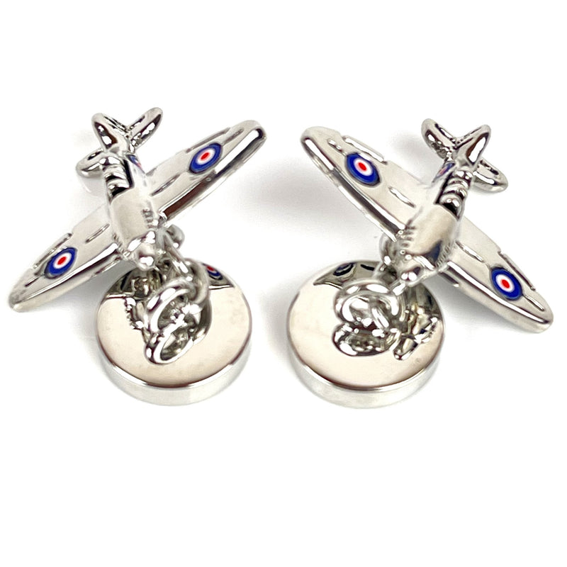 Aviation Spitfire RAF Chain Cufflinks Media 2 of 5