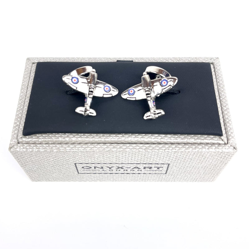 Aviation Spitfire RAF Chain Cufflinks Media 4 of 5