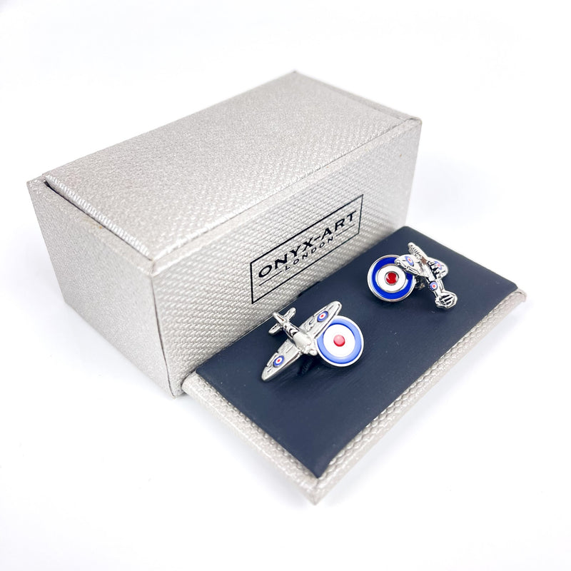 Aviation Spitfire RAF Chain Cufflinks Media 5 of 5