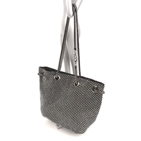 Diamante Evening Pouch - Black Media 1 of 4