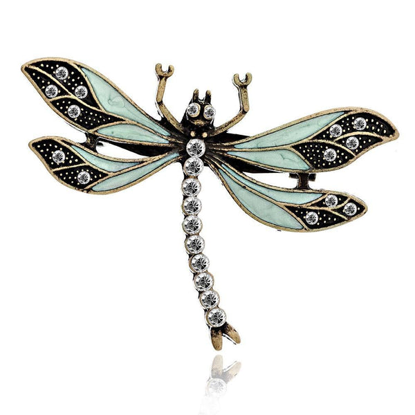 Dragonfly Brooch: Green 