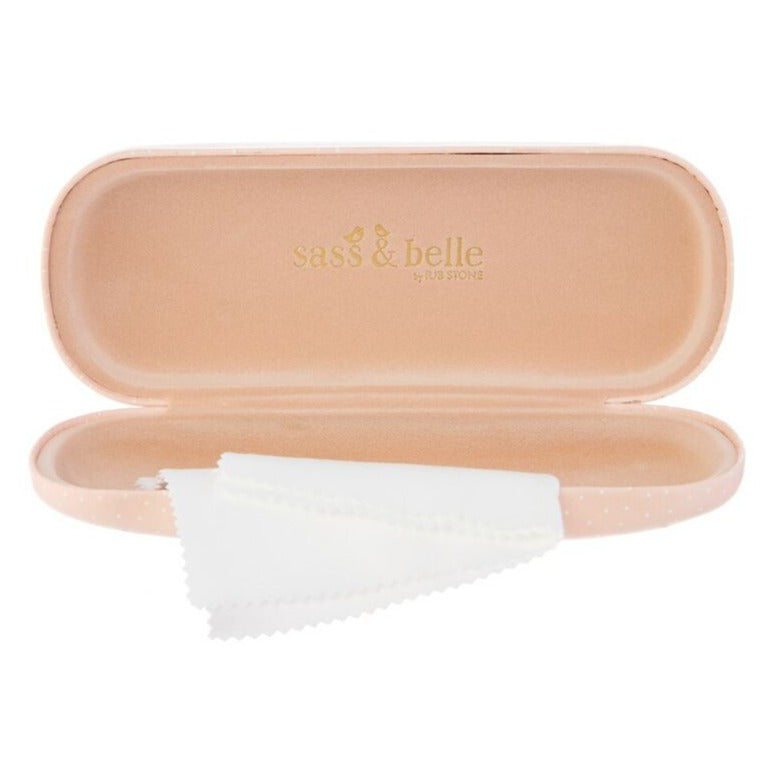 Freya Swan Pastel Pink Children's Glasses Case