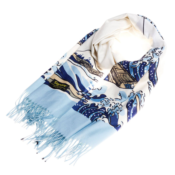 Great Wave of Kanagawa - Art Pashmina 2