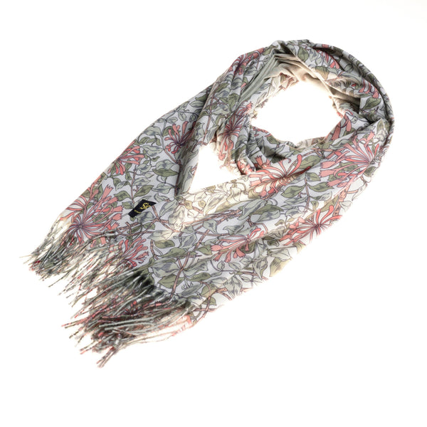 May Morris Honeysuckle - Art Pashmina 2