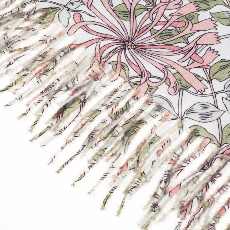 May Morris Honeysuckle - Art Pashmina 5