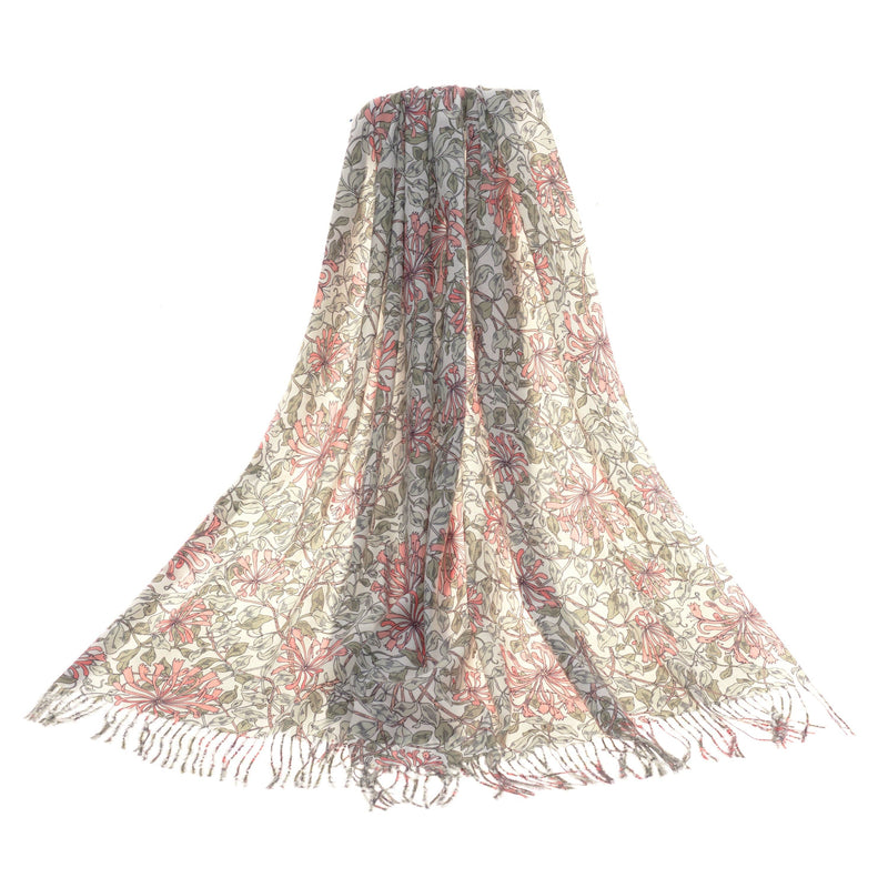 May Morris Honeysuckle - Art Pashmina 1