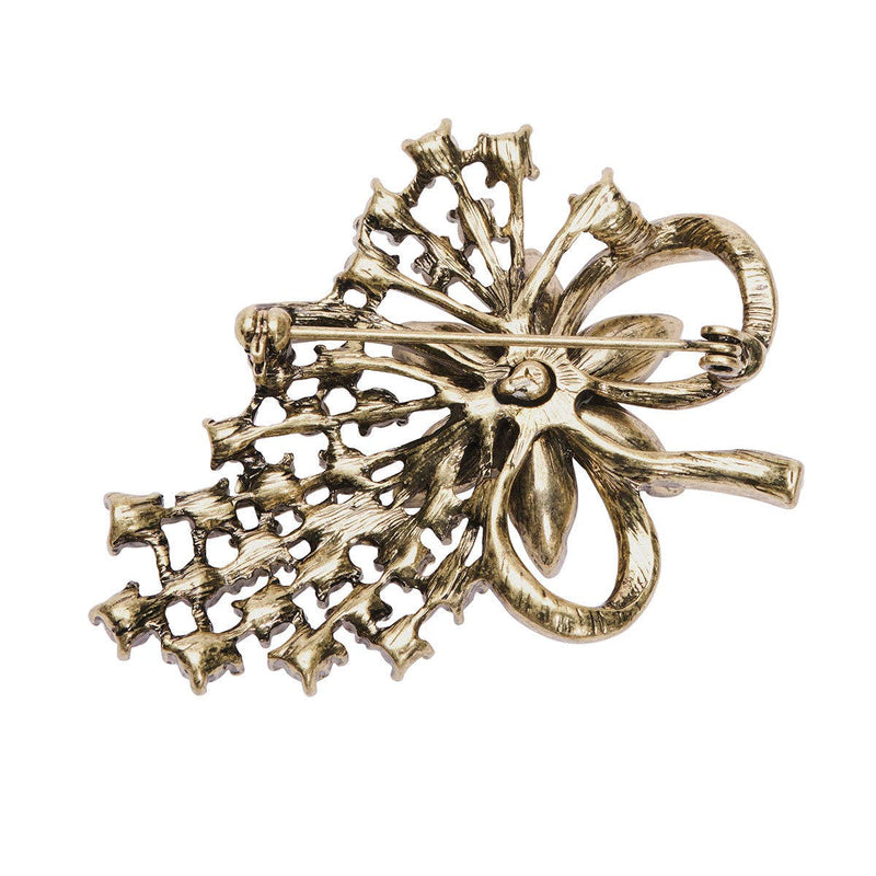 Miriam Haskell Flower Brooch 4