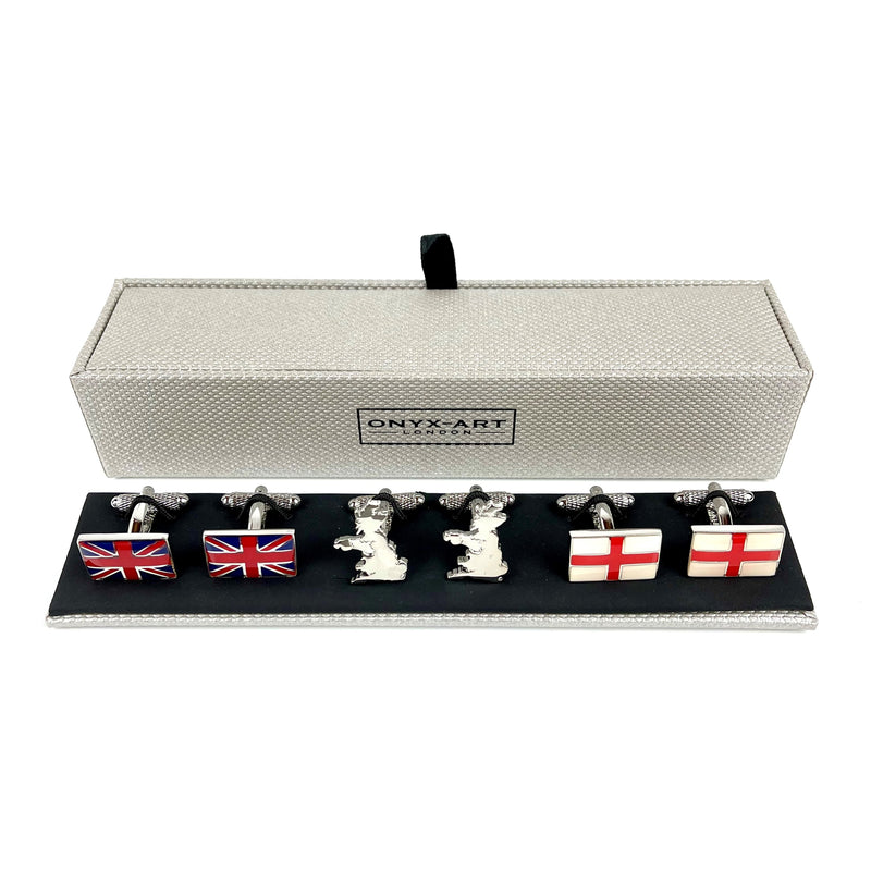 England Cufflinks - 3 Pair Gift Set Media 3 of 3