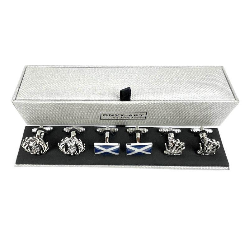 Scotland Cufflinks - 3 Pair Gift Set Media 3 of 3