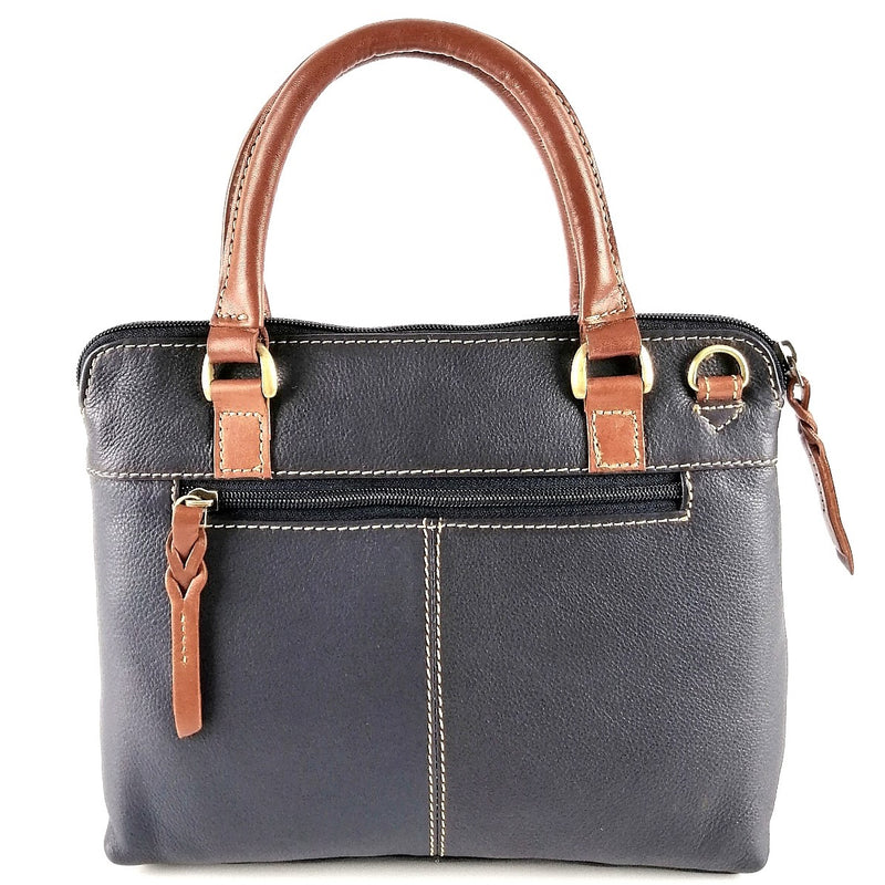 Prelude Small Grip Shoulder Bag Navy Media 2 of 6