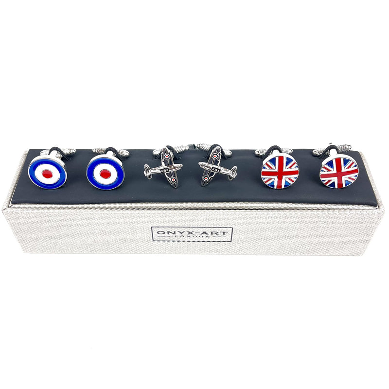 RAF Cufflinks - 3 Pair Gift Set Media 1 of 4