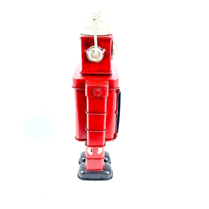 Robot Clock Retro Style in Red Media 2 of 4