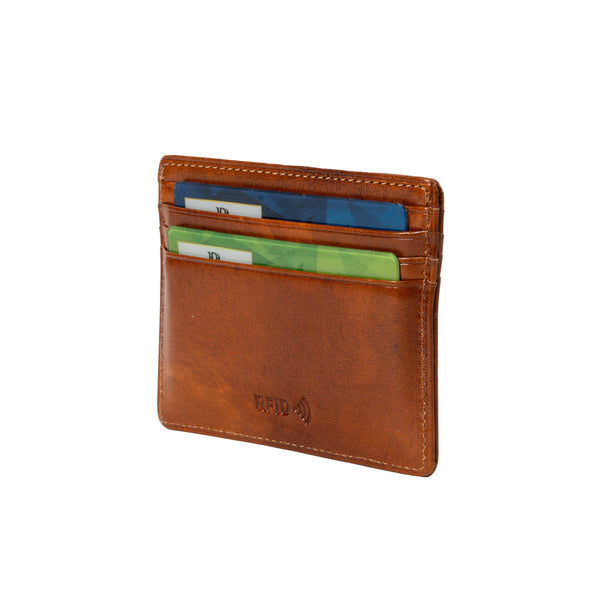Tony Perotti Van Gogh Slim Leather Cardholder with Coin Pocket 1