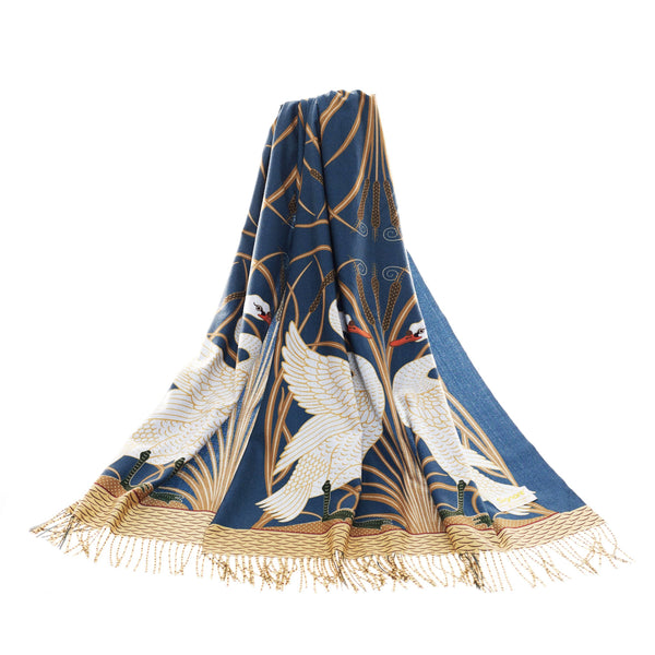 Walter Crane Swan - Art Pashmina 1