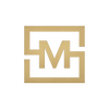 Gold SM monogram logo representing Simply Magnificent, luxury gifting brand