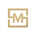 Gold SM monogram logo representing Simply Magnificent, luxury gifting brand