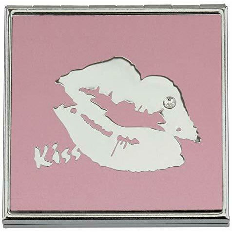 Cute cosmetic Compact Mirror - Kiss