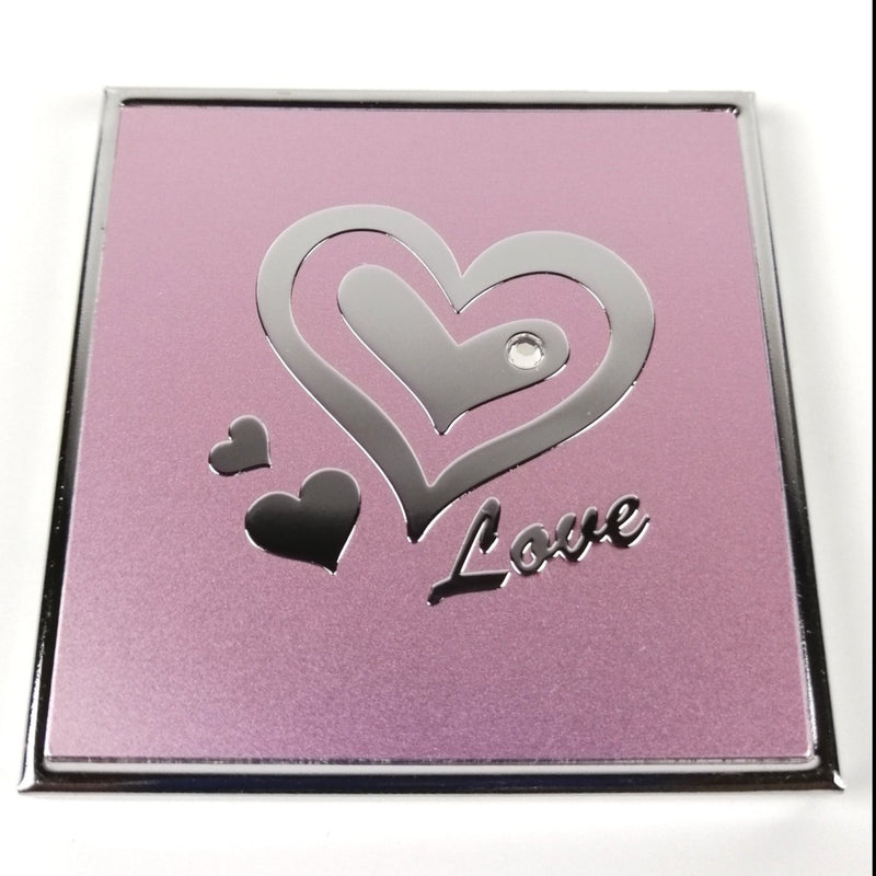 Cute cosmetic Compact Mirror - Glamour Design