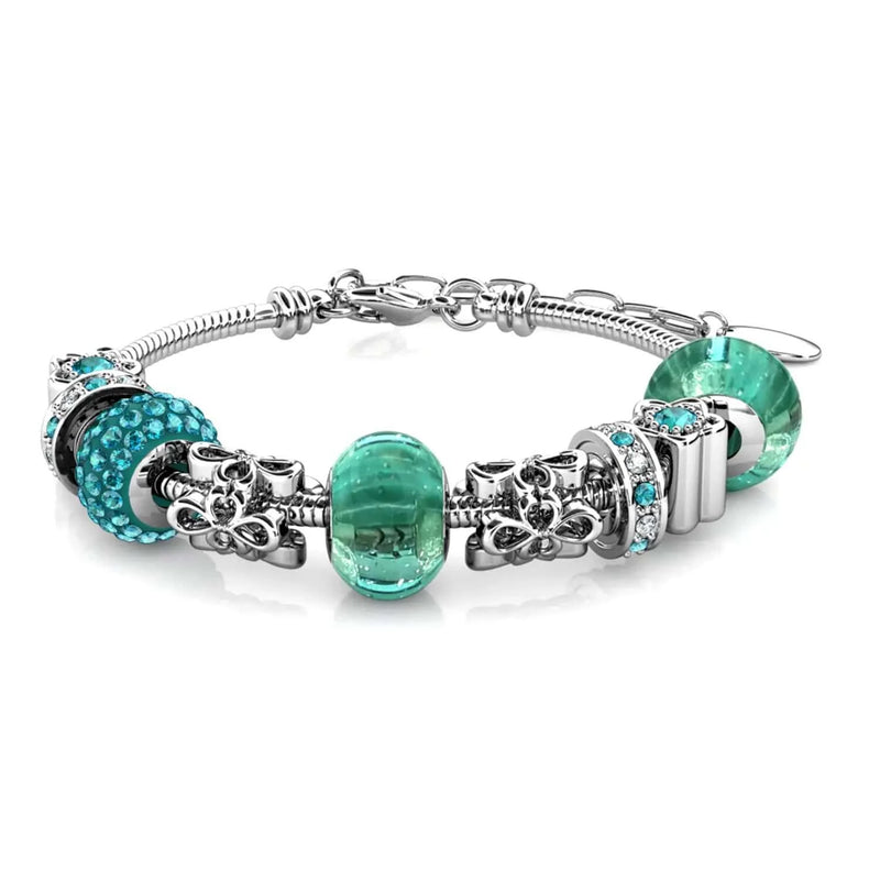 Aurélie Bracelet Rhodium Plated & Austrian Crystal 2