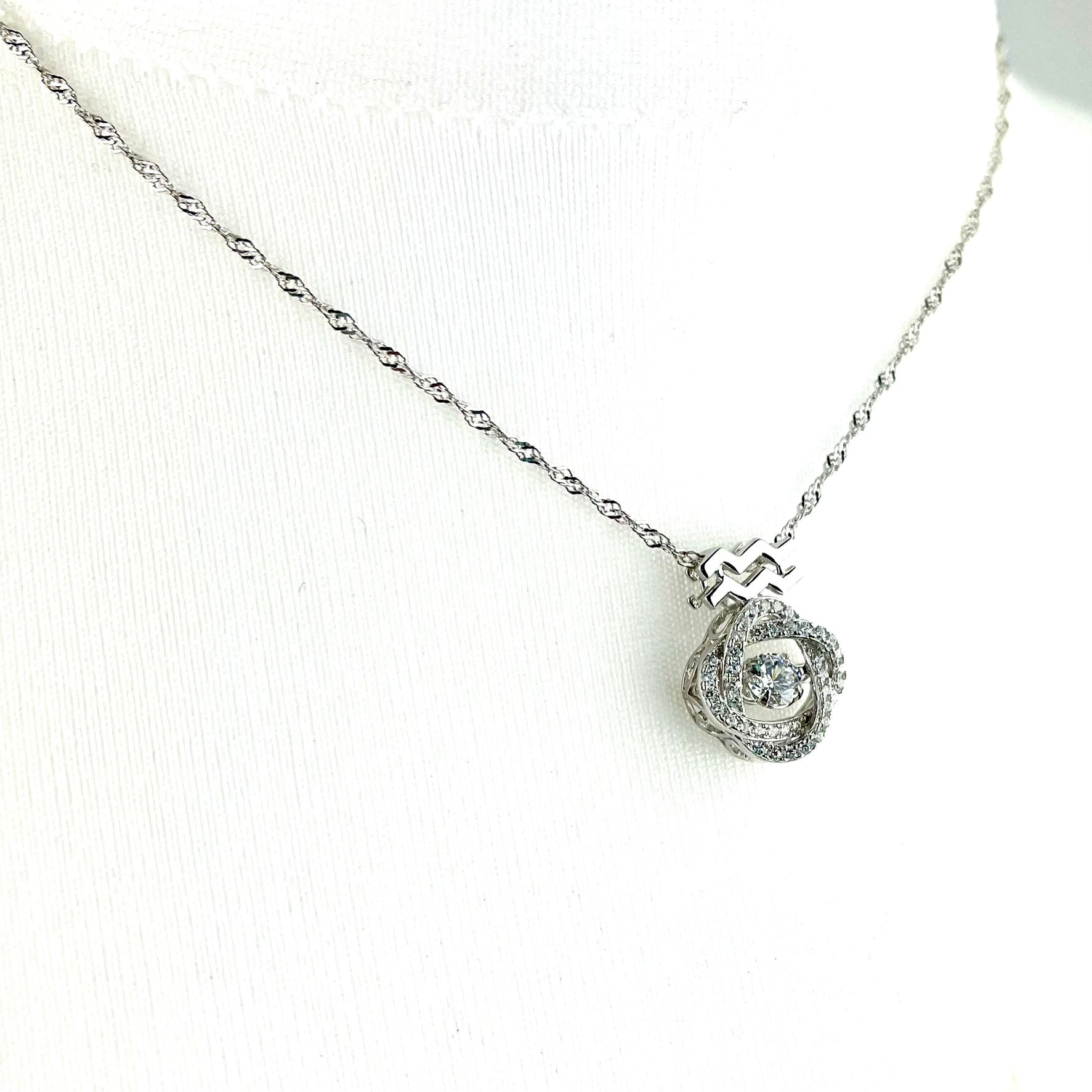 Dancing Stone - MAMBO Sterling Silver Necklace