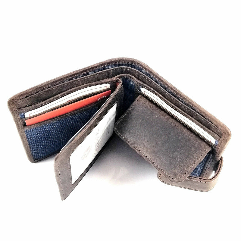 Cactus Tab Wallet with RFID - Denim 2