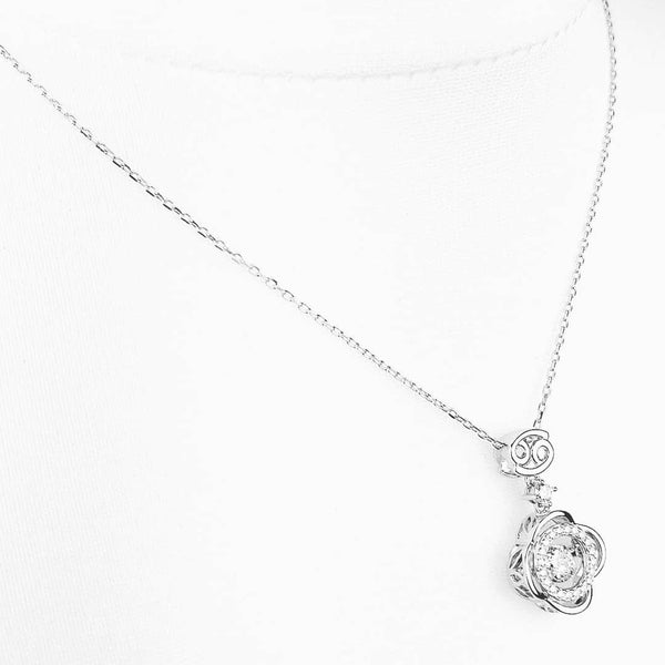 Dancing Stone - CHA CHA Sterling Silver Necklace