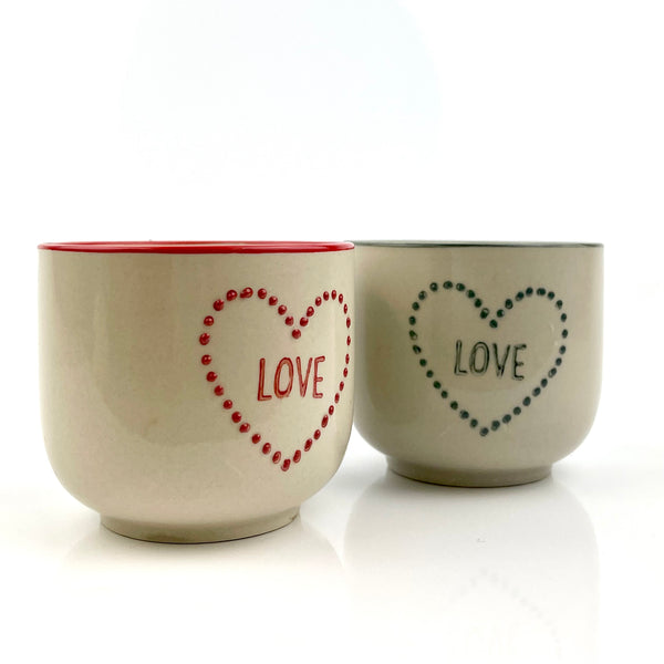 Love Heart Planters - Set of 2 Media 1 of 5