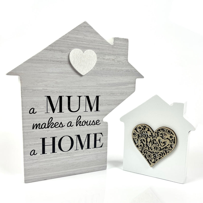  Mum Makes a House a Home Wooden Freestanding Plaque 4