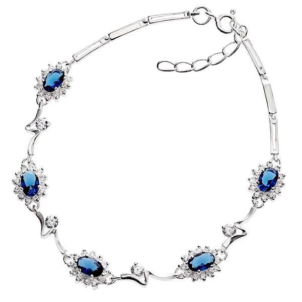 Pretty Sapphire Crystal Bracelet