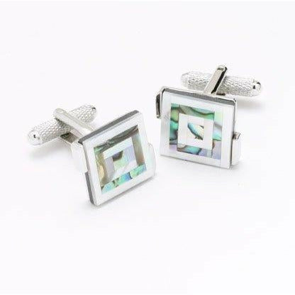 Square Mother of Pearl Cufflinks