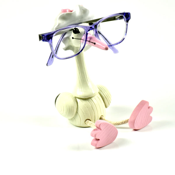Stork - Children's Glasses Holder - Pink