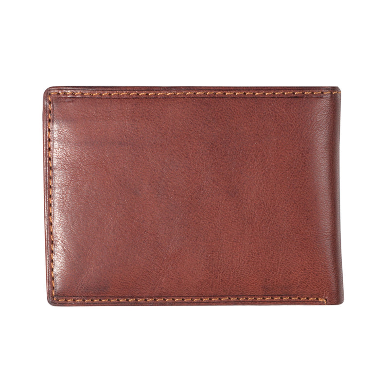 Tony Perotti Mens Mini Billfold Wallet with RFID (Brown) 3