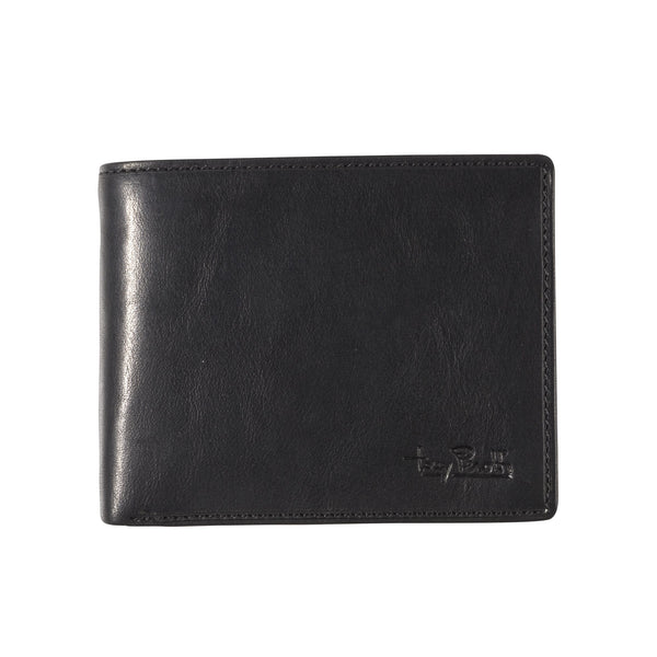 Tony Perotti Mens Large Billfold Wallet with RFID (Black) 2