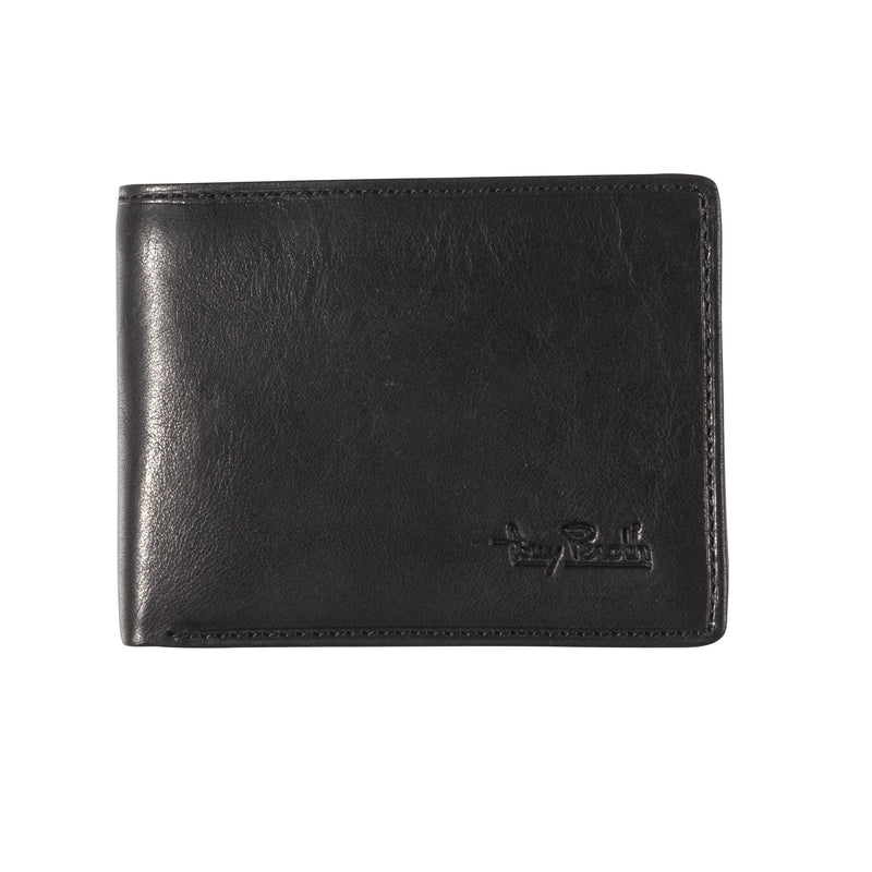 Tony Perotti Mens Standard Billfold Wallet with RFID (Black)