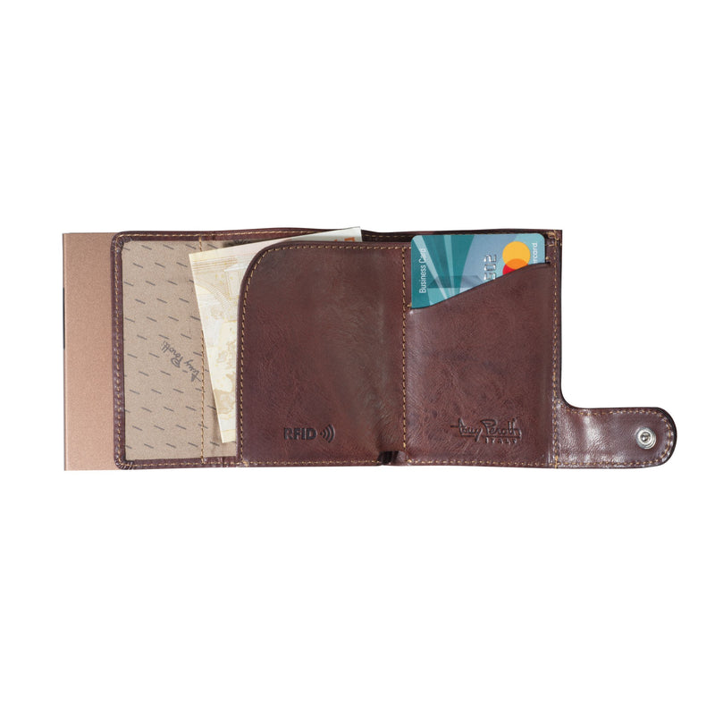 Tony Perotti Unisex FURBO Card Holder (Brown) 5