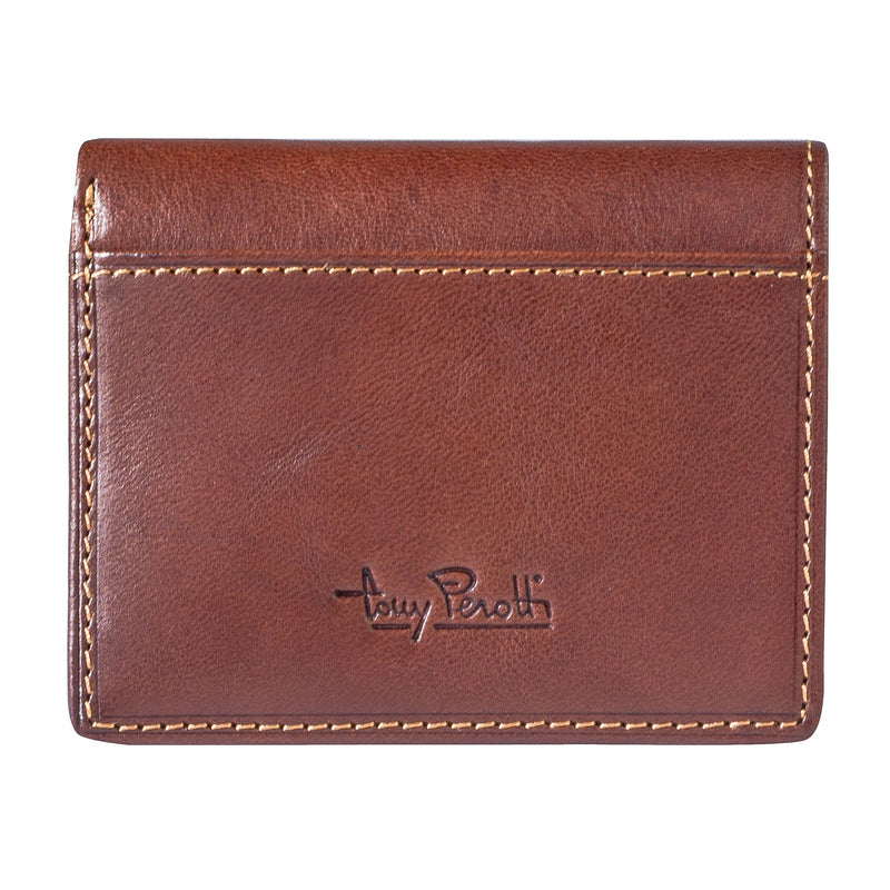Tony Perotti Men's Slim Wallet with RFID (Brown) 2