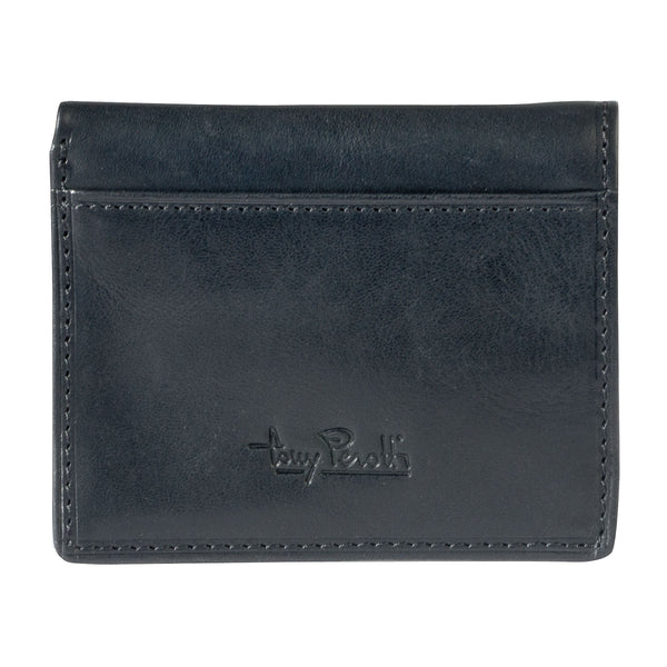 Tony Perotti Mens Slim Wallet with RFID (Black)