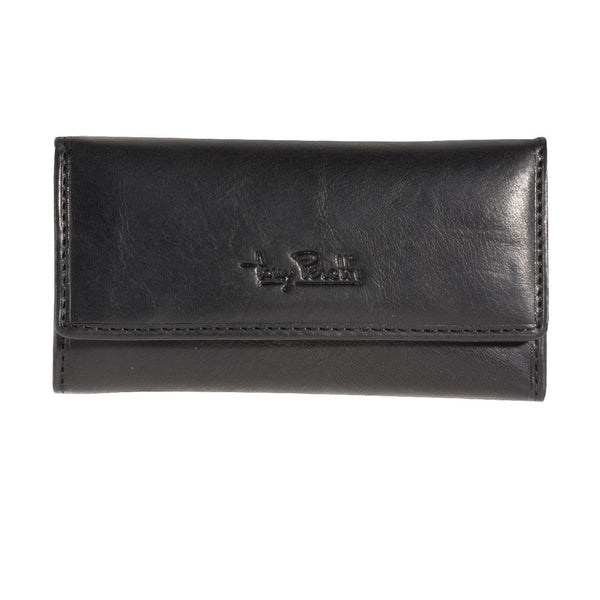 Tony Perotti Key Pouch with key hooks and coin pocket (Black) 2