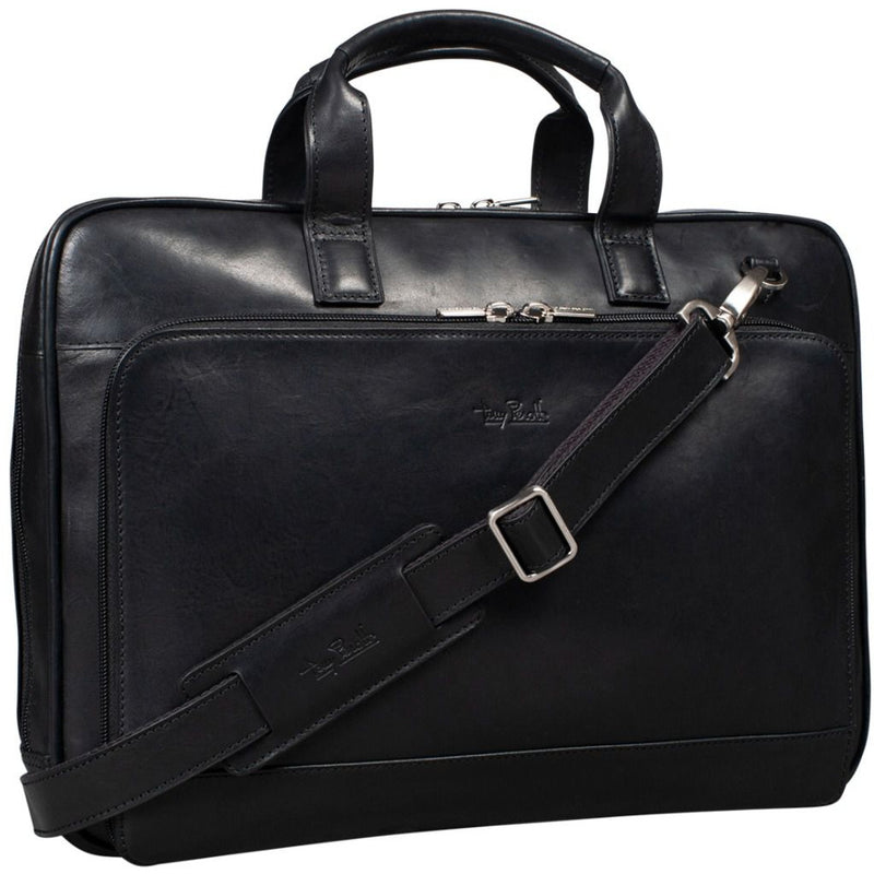 Tony Perotti Business Laptop Bag with removable shoulder strap (Black) Media 1 of 4