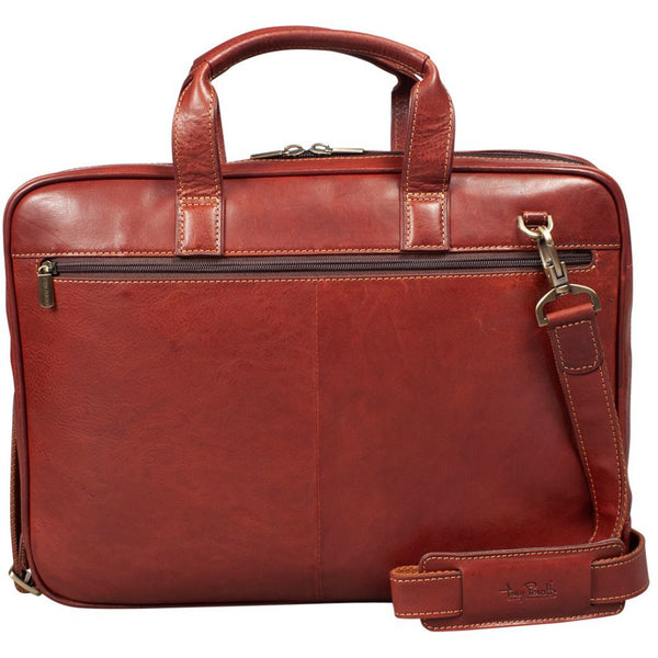 Tony Perotti Italian Leather Business Laptop bag (Brown) Media 2 of 4